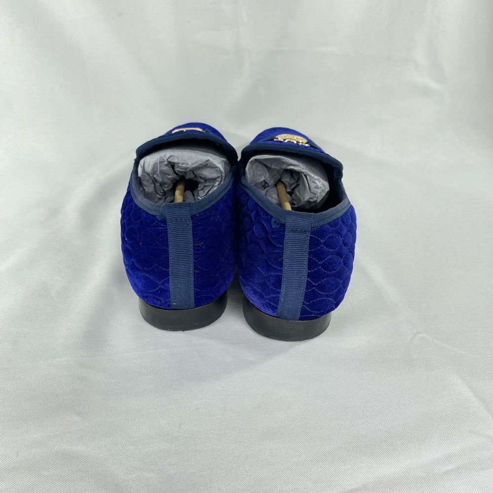 Stacy Adam’s Men’s Valet Velvet Slip On Loafer. Color Blue. Size 13 EUC - Picture 5 of 8